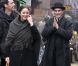 Marion Cotillard et Joaquin Phoenix pendant le tournage de  Low Life  en février 2012 à New York.