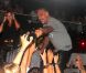 Christian Audigier en grande forme au VIP Room de Jean-Roch, le samedi 28 juillet 2012. Le styliste, d'humeur partageuse, a acheté 500 bouteilles de champagne pour les offrir aux clubbers !