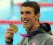 Michael Phelps est devenu l'ahtlète le plus titré des Jeux olympiques le 31 juillet 2012 à Londres avec 19 médailles dont 15 d'or après sa victoire obtenue avec le relais 4x200 m