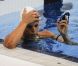Laure Manaudou le 29 juillet 2012 à Londres lors des Jeux olympiques - photos Purepeople