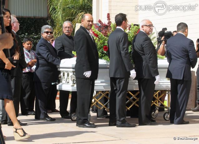Funérailles de Lupe Ontiveros le 3 août 2012 à Pico Rivera