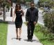 Eva Longoria, accompagnée de l'acteur Wilmer Valderrama, quitte les funérailles de Lupe Ontiveros le 3 août 2012 à Pico Rivera, près de Los Angeles.