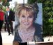 Portrait de l'actrice Lupe Ontiveros lors de ses funérailles le 3 août 2012 à Pico Rivera