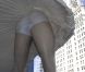 La statue de Marilyn Monroe à Chicago. Elle est tirée de la scène mémorable de  Sept ans de réflexion  (1955).