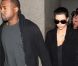 Kanye West et Kim Kardashian à Los Angeles le 16 juillet 2012