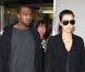 Kanye West et Kim Kardashian à Los Angeles le 16 juillet 2012