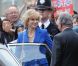 Naomi Watts alias la princesse Diana, lors du tournage du biopic Diana, le 7 août 2012, à Hemel Hempstead dans le Hertfordshire