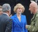 Naomi Watts, lors du tournage du biopic Diana, le 7 août 2012, à Hemel Hempstead dans le Hertfordshire