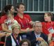 Le prince Christian, 6 ans, et la princesse Isabella de Danemark, 5 ans, ont eu beau encourager les handballeurs danois, avec leurs parents la princesse Mary et le prince Frederik ainsi que leur grand-mère la reine Margrethe II, c'est au final la Suède qui s'est imposée (24-22) mercredi 8 août 2012 en quart de finale du tournoi des JO de Londres. Pour le plus grand bonheur du roi Carl XVI Gustaf de Suède et de la reine Silvia.