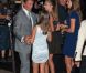 Sylvester Stallone avec ses filles à Paris le 9 août 2012