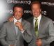 Arnold Schwarzenegger et Sylvester Stallone à Paris le 9 août 2012 pour le photocall d'Expendables 2