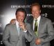 Sylvester Stallone et Arnold Schwarzenegger lors du photocall d'Expendables 2 à Paris le 9 août 2012