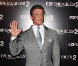 Sylvester Stallone lors du photocall d'Expendables 2 à Paris le 9 août 2012