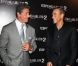 Sylvester Stallone et Jean-Claude Van Damme lors du photocall d'Expendables 2 à Paris le 9 août 2012