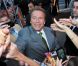 Arnold Schwarzenegger lors la projection d'Expendables 2 à Paris le 9 août 2012