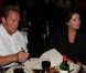 Arnold Schwarzenegger et sa fille Katherine lors de l'after-party au Buddha Bar de la projection d'Expendables 2 à Paris le 9 août 2012