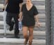 Britney Spears quitte un shooting photo à Long Beach, en Californie, le vendredi 10 août 2012.