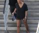 Britney Spears quitte un shooting photo à Long Beach, en Californie, le vendredi 10 août 2012.
