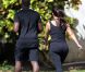 Kim Kardashian et Kanye West font leur sport à Hawaï le 11 août 2012