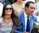 James Middleton avec sa soeur Pippa à Wimbledon, dans la 'royal box' du All England, le 28 juin 2012. En août, la presse anglaise révèle son idylle naissante avec une certaine Alejandra Welsh Pena. - photos Purepeople
