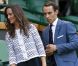 James Middleton avec sa soeur Pippa à Wimbledon, dans la 'royal box' du All England, le 28 juin 2012. En août, la presse anglaise révèle son idylle naissante avec une certaine Alejandra Welsh Pena.