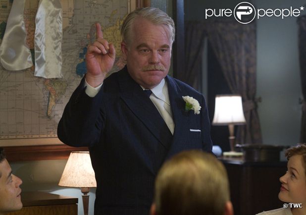 Philip Seymour Hoffman dans  The Master  de Paul Thomas Anderson.