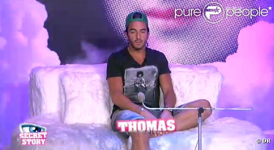 Thomas dans la quotidienne de Secret Story 6 le mardi 14 août 2012 sur TF1