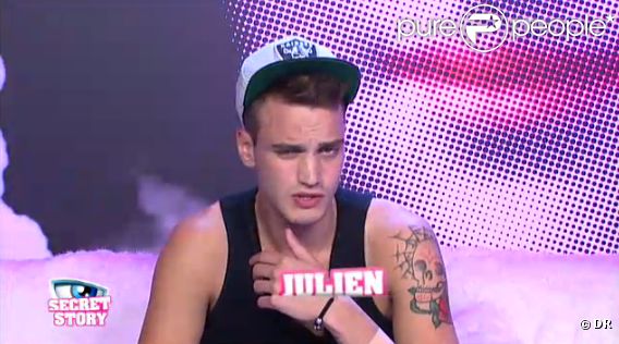 Julien dans la quotidienne de Secret Story 6 le mardi 14 août 2012 sur TF1