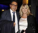 Charlotte de Turckheim et son compagnon Zaman en février 2012 à Paris