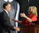 Ann Romney a délivré un vibrant discours sur son mari Mitt Romney, candidat républicain à l'élection présidentielle américaine lors de la convention du parti à Tampa en Floride le 28 août 2012