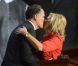 Ann Romney a reçu un doux baiser à l'issu de son discours vibrant sur son mari Mitt Romney, candidat républicain à l'élection présidentielle américaine lors de la convention du parti à Tampa en Floride le 28 août 2012