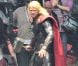  L'étalon Chris Hemsworth tourne les premières scènes de  Thor : The Dark World  avec Jaimie Alexander, dans le sud de l'Angleterre, le 11 septembre 2012. 