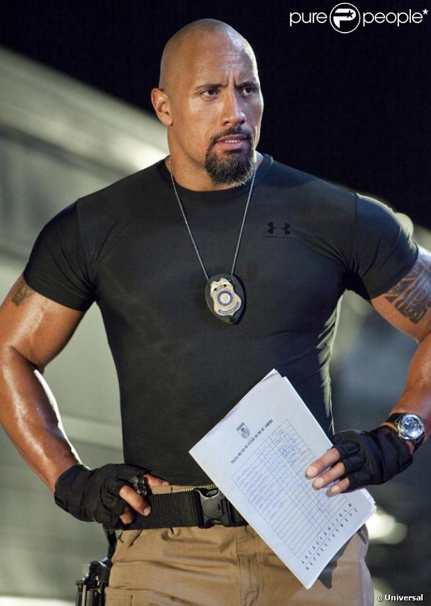 Dwayne Johnson dans  Fast & Furious 5  (2011).