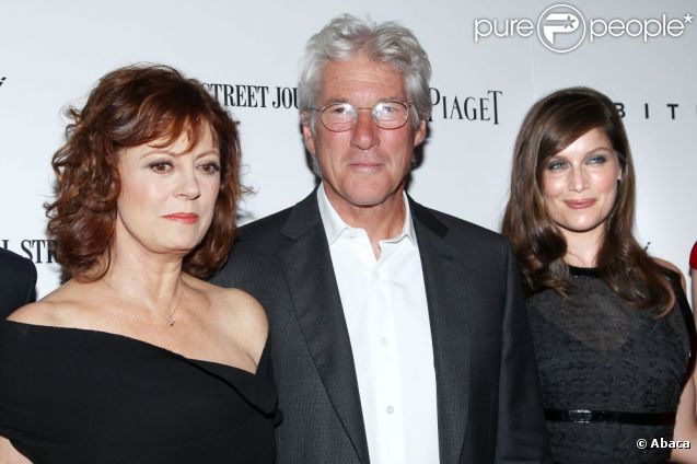 Susan Sarandon, Richard Gere et Laetitia Casta lors de la présentation du film Arbitrage le 12 septembre 2012 à New York