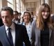  Nicolas Sarkozy et son épouse Carla Bruni-Sarkozy sont allés voter au lycée Jean-de-la-Fontaine dans le 16e arrondissement de Paris le 10 juin 2012 