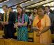 Le prince William et son épouse Kate ont assisté à un office religieux le dimanche 16 septembre 2012 à Honiara aux Iles Salomon, troisième étape de leur voyage en Asie du sud-est dans la cadre du Jubilé de diamant de la reine Elizabeth II