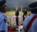 Le prince William et son épouse Kate sont arrivés le dimanche 16 septembre 2012 à l'aéroport Henderson à Honiara aux Iles Salomon, troisième étape de leur voyage en Asie du sud-est dans la cadre du Jubilé de diamant de la reine Elizabeth II