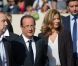 François Hollande et sa compagne Valérie Trierweiler ont reçus les visiteurs venus découvrir le palais de l'Elysée dans le cadre des Journées du patrimoine le 16 septembre 2012 à Paris