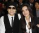Jean-Luc Delarue le 21 janvier 2012 avec sa femme Anissa Khel lors du défilé Dior