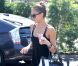 Jessica Alba arrive à ses bureaux de Honest.com à Santa Monica le 20 septembre