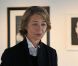 Charlotte Rampling pour le vernissage de l'exposition  Charlotte Rampling, albums secrets  à la Maison de la photographie de Lille, le 20 septembre 2012.