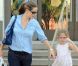 Jennifer Garner et sa fille Violet se baladent à Brentwood, le 23 septembre 2012