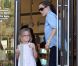 Jennifer Garner et sa fille Violet se baladent à Brentwood, le 23 septembre 2012