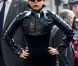 Lady Gaga à Paris lors de son arrivée au Sephora des Champs Elysées dans un look futuriste le 23 septembre 2012