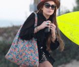 Lindsay Lohan à Malibu, le 12 août 2012.