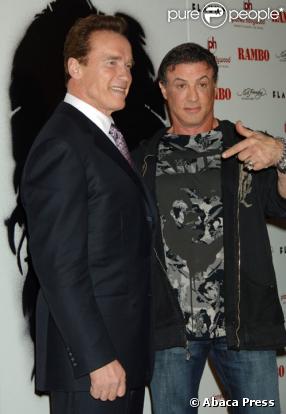 Sylvester Stallone et Arnold Schwarzenegger 