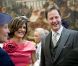Nick Clegg et son épouse Miriam Gonzalez Durantez lors du Jubilé de la reine Elizabeth II le 5 juin 2012 à la cathédral Saint Paul de Londres