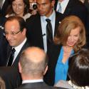 Valérie Trierweiler et François Hollande : Elégants et souriants à New York