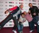 Les Kaïra lors de la soirée de lancement FIFA 13, le 25 septembre 2012 à l'Olympia de Paris.