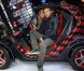 David et Cathy Guetta au Mondial de l'Auto 2012 à Paris, le jeudi 27 septembre 2012, pour présenter la Renault Twizy by David &amp; Cathy Guetta, dont ils sont les créateurs.